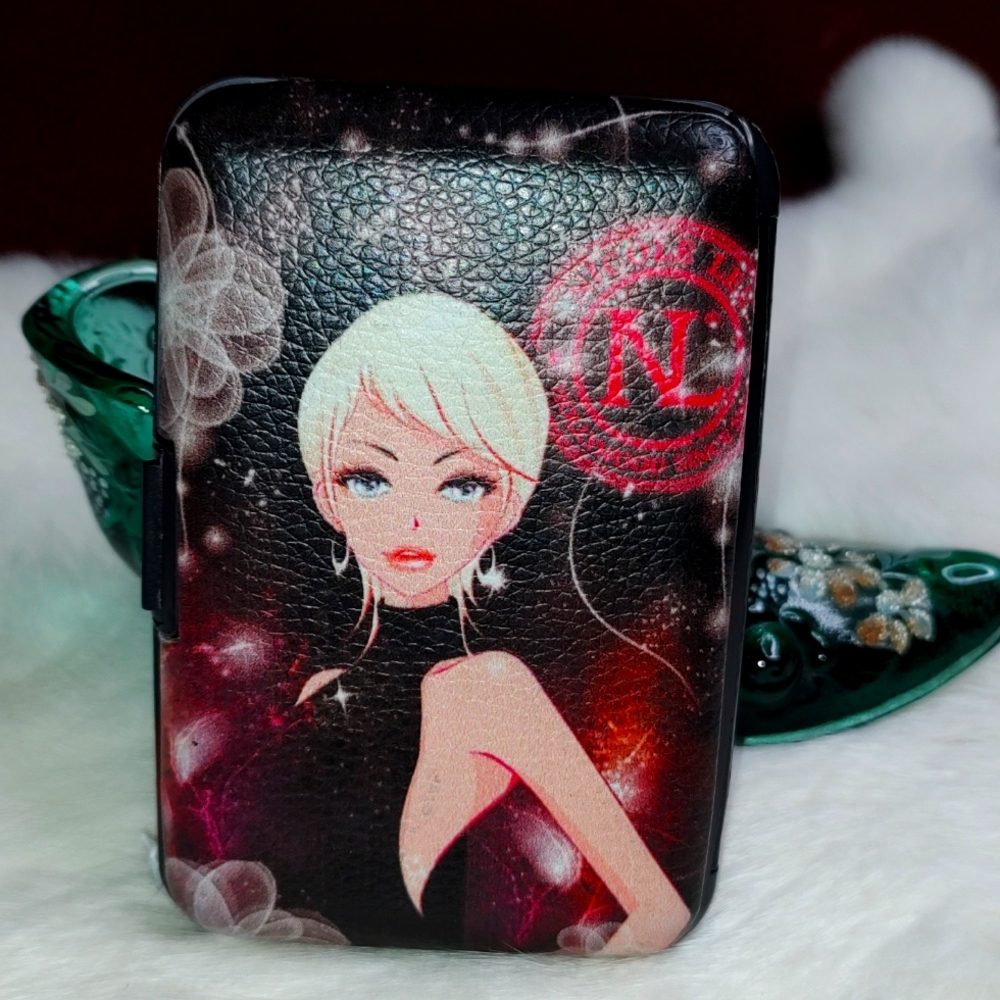 Nicole Lee Credit Card Case Wallet Made In The USA Secure Closer